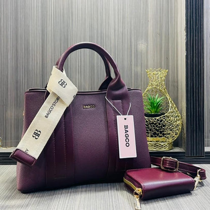 Imported Stylish Handbag With Wallet - 2026 New Design