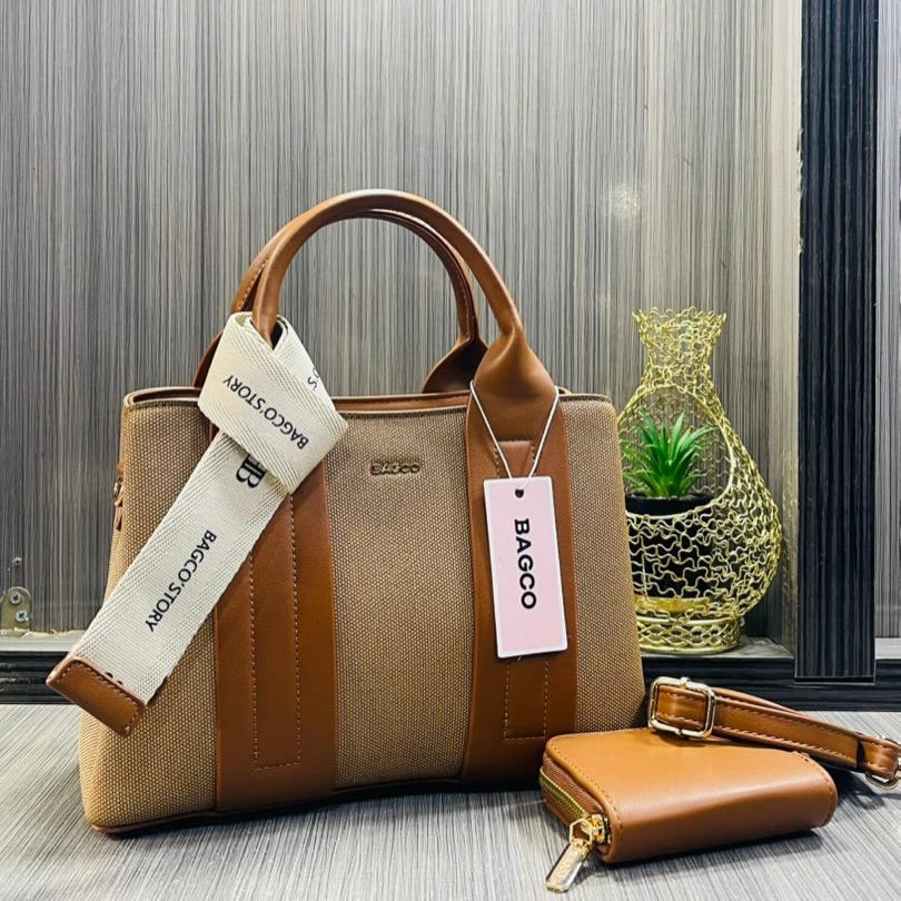 Imported Stylish Handbag With Wallet - 2026 New Design