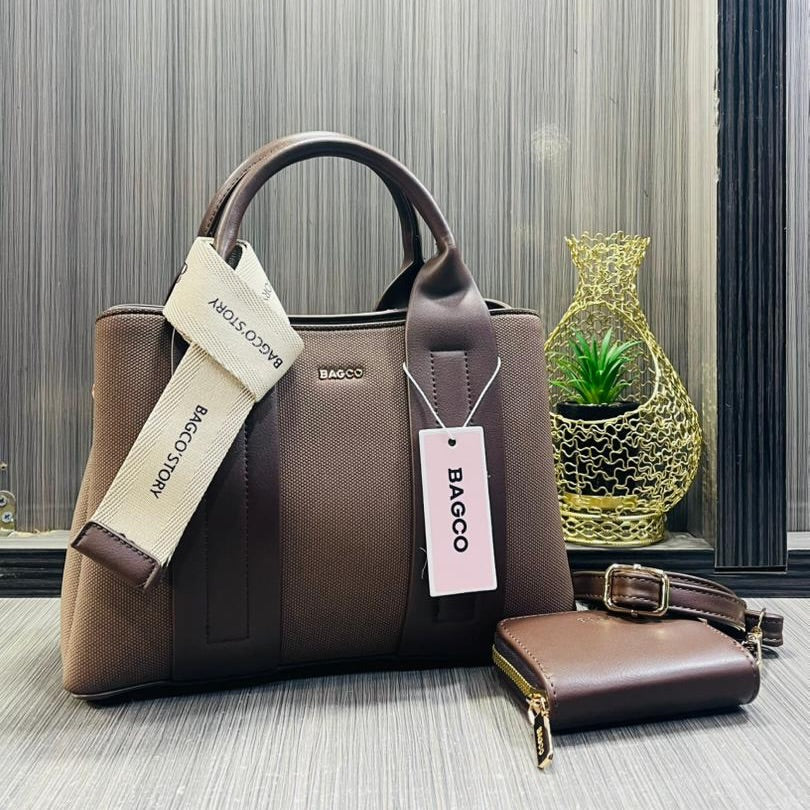 Imported Stylish Handbag With Wallet - 2026 New Design